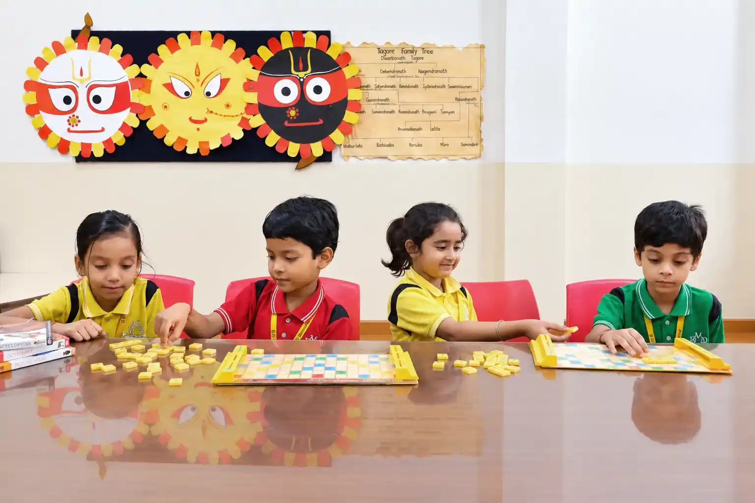 Children engaged in interactive play and activities