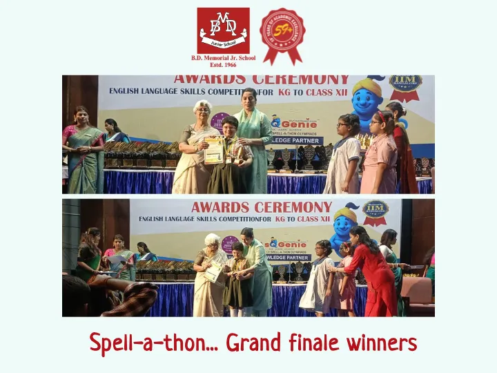 Spell-a-thon …Grand finale winners