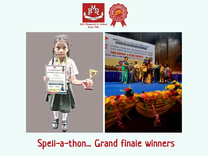 Spell-a-thon …Grand finale winners